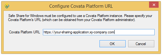 Configuring the Covata Platform URL