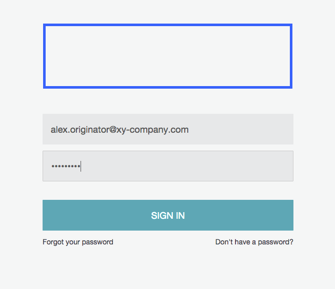 Sign-in page theming