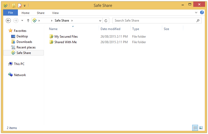 Safe Share folders in Windows Explorer