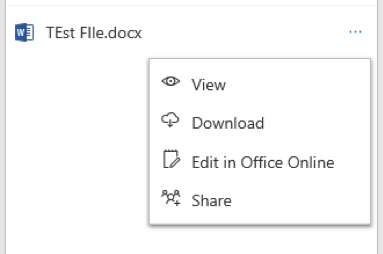 Right-Click a file for Options